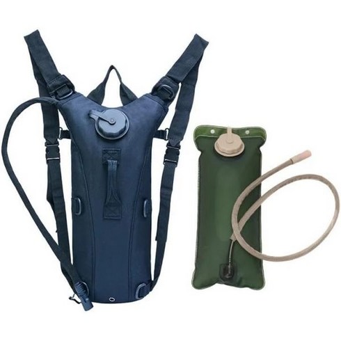 카멜백 가방 스포츠배낭 러닝 웨이스트백 마라톤 트레일러닝 하이드레이션 팩 백팩 밀리터리 전술 카멜 3L 물주머니 하이킹 자전거 타기 달리기 조깅 스키 래프팅 카약 낚시 스노우보드, 블루