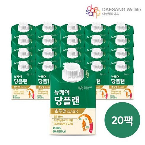 뉴케어 당플랜프로 호두맛 144팩인절미맛3팩 - 뉴케어 당플랜 호두맛 classic 200ml x 20팩, 20개