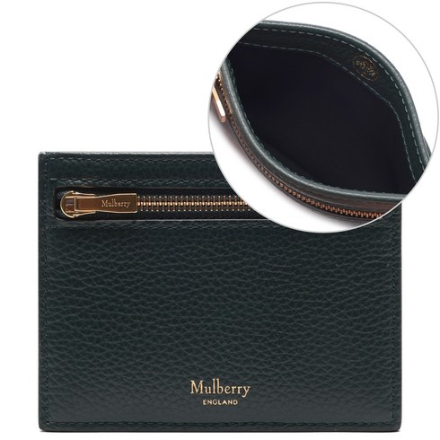 MULBERRY [명품]멀버리 24SS 여성 로고 지퍼 카드지갑 RL6466 205 Q633 24S Q63324S