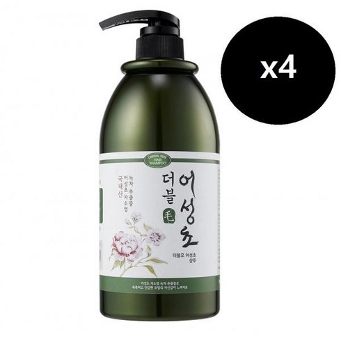 더블모 어성초 샴푸1000ml 4개 종합 상품 기타, 상세페이지 참조