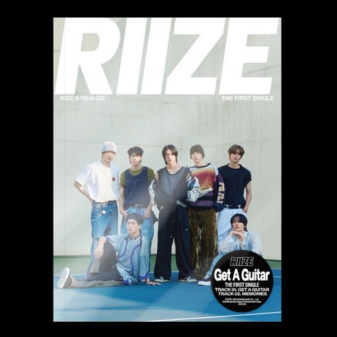 [미개봉새제품] RIIZE - Get A Guitar / 1집 싱글앨범 / 라이즈, Realize ver(검정)