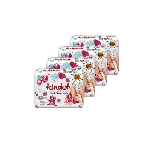 킨도 프리미엄 업앤플레이 팬티형 기저귀, 5단계, 152매