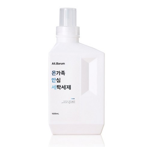 올바름 온가족 안심 무향 세탁세제, 1개, 1000ml