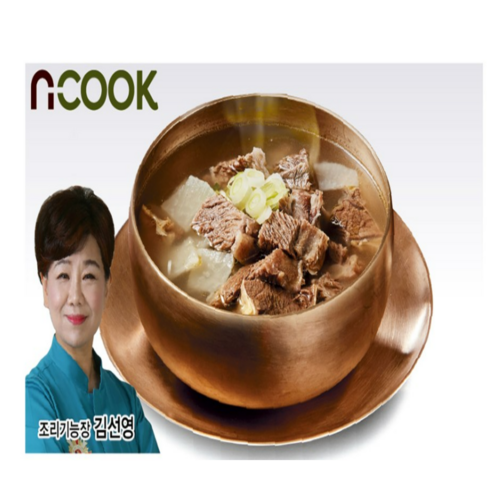 김선영 조리기능장 엔쿡 김선영 뼈없는갈비탕 600gX10팩, 600g, 10개