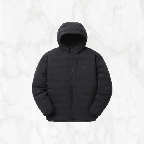 KOLON 코오롱스포츠스포츠 남성 논퀼팅 후드 다운 JWJDW23261BLK