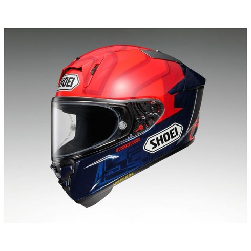 쇼에이 X-15 Marquez 7 Helmet 풀 페이스 헬멧 라이더 오토바이 레이싱 투어링에도 멋진 추천 (AMACLUB) Shoei, 특대, 빨강, 파랑