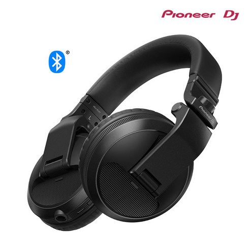 파이오니아 HDJ 시리즈 헤드폰 Pioneer DJ 모니터링 헤드폰, HDJ-X5BT K, 블랙