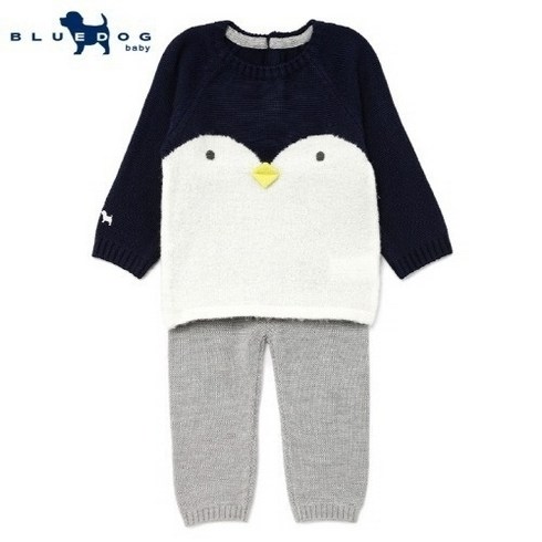 2023년 가성비 최고 블루독 - (유아) 펭귄KNIT 상하복_47C1261001