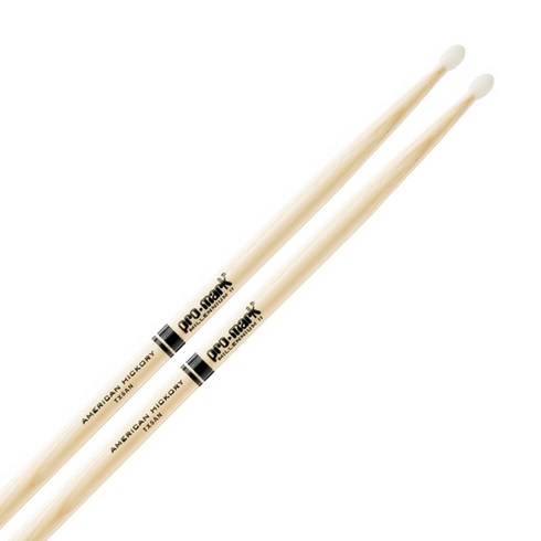 프로마크5a - 프로마크 드럼스틱 나일론팁 Promark Hickory 5A Nylon Tip TX5AN, 1조