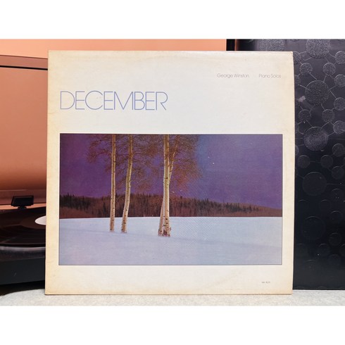 1986 조지윈스턴 George Winston December LP (음반 EX+ 자켓 EX)