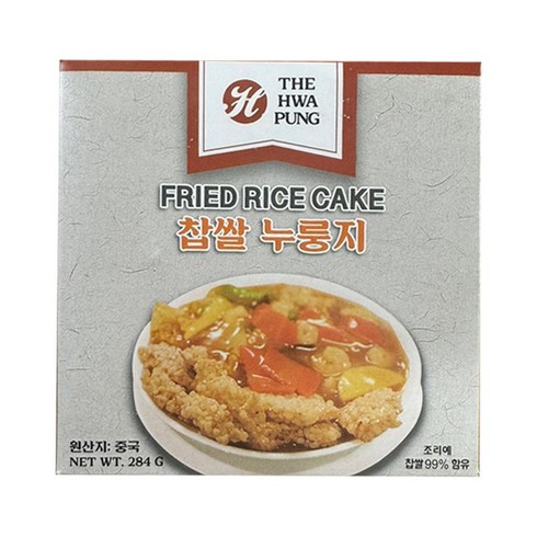 찹쌀누룽지 - 화풍 찹쌀누룽지, 284g, 6개