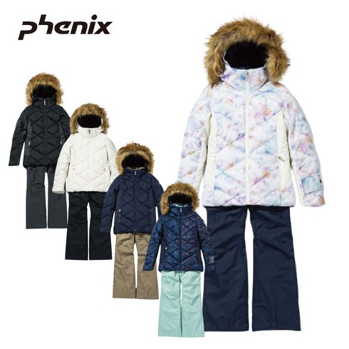 피닉스 스키복 세트 여자 여성 보드복 스키 복장 웨어 ESW222P56