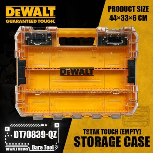 DT70839 - 비트 빈 N542474 케이스 전동 DEWALT 보관함 부품 터프 DT70839 드라이버 대형 공구 스크루 액세서리, 1개