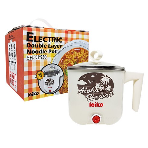 2023년 가성비 최고 leiko라면 - 레이코 라면포트, 흰색, 1L, 1개