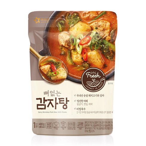 아워홈 뼈없는 감자탕400g 10봉, 10개, 400g