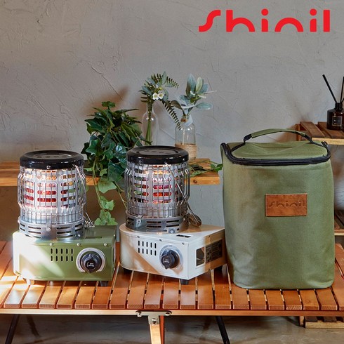 2023년 가성비 최고 신일전자 캠핑난로 부탄가스히터 p220hs - 신일 가스히터 캠핑용 부탄가스 난로 휴대용 미니히터, 신일 SCG-P220HS(카키)