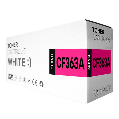 HP 508A 토너 CF360A 재생 토너 CF361A CF362A CF363A M552n M553dn M553n, 1개, CF363A 빨강