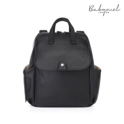 베이비멜 패션 기저귀가방 로빈 레더 블랙, 단품