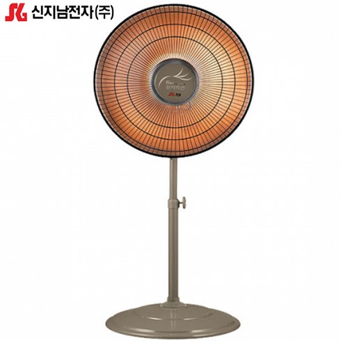 2023년 가성비 최고 전기히터2kw열량조절 - 신지남 카본 원형 전기히터 선풍기형 EHC-2000 (2KW) 고효율 원적외선 카본히터 (주)신지남전자