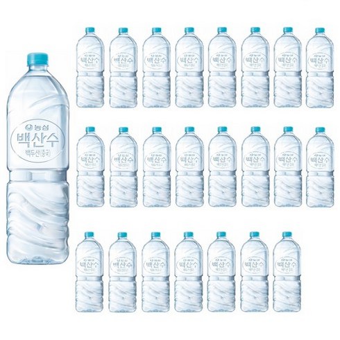 백산수2l - 백산수 무라벨 생수, 2L, 36개