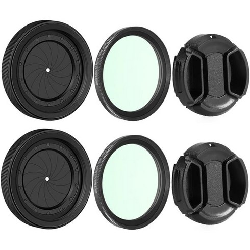 VONOV 조절식 조리개 1.5-26mm 렌즈 모듈 어댑터 링 PVS-14 PSV14 광학, Lens adapter M30 to M37 2SET