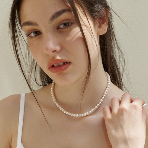 카인더베이비 - classic fresh water pearl necklace