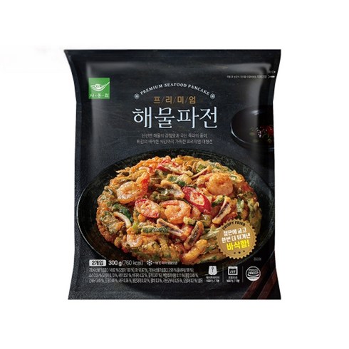 해물파전밀키트 - 사옹원 프리미엄 해물파전 300g(150g x 2개) x 3개, 150g