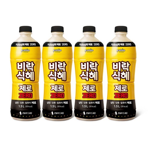 제로 식혜 당류제로, 4개, 1.5L