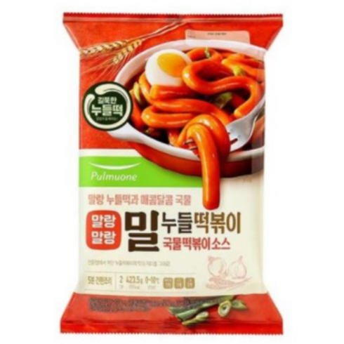 밀 누들 국물떡볶이 - [풀무원] 밀누들 국물떡볶이(2인분), 2개, 423.5g