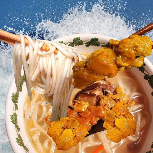 성게알 칼국수 밀키트 국내산 우니 가득, 440g, 1개, 440g