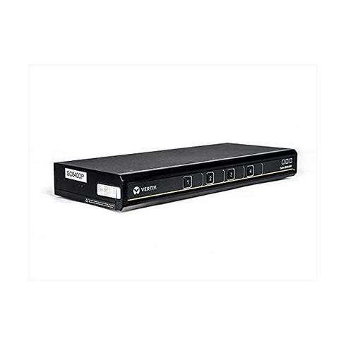 Avocent 아보센트 Vertiv Cybex SC800 보안 KVM 스위치 싱글 모니터 4포트 범용 디스플레이 포트 USB-C NIAP 버전 V4.0 인증 60Hz의, USB-C_4-Port | SC840 (4-Port)