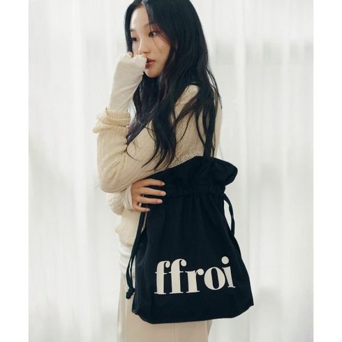 [3월 26일 배송] FFROI 에코백_블랙