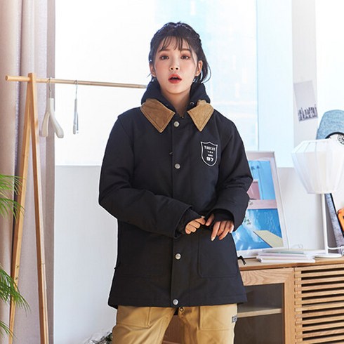 2023년 가성비 최고 요비트보드복 - 요비트스노우보드 보드복 YB HOODED JACKET BLACK YB HDJK BK