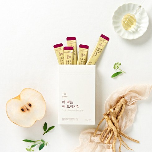 산골농장 짜먹는 배도라지청 스틱 도라지 진액 농축액 10g x 15포 1개