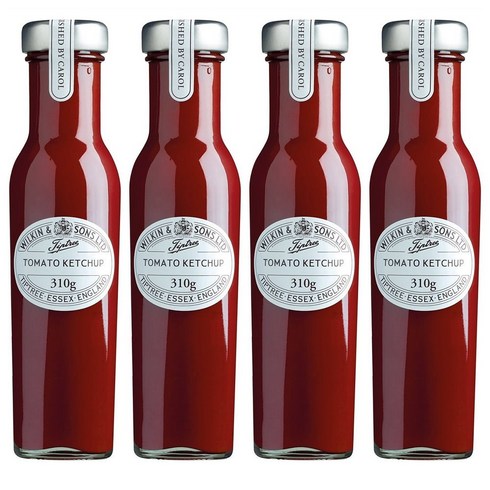 윌킨앤선즈 팁트리 토마토 케첩 310g 4팩 Wilkin Sons Tiptree Tomato Ketchup, 4개