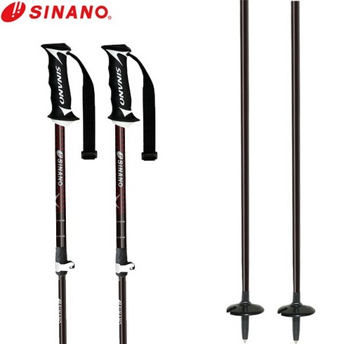 2023년 가성비 최고 2223데상트스키복 - 시나노 길이조절 폴 2223 FREE X ALU_BLK