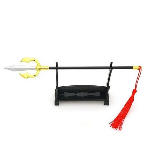 청룡언월도 관우 칼 카타나 진검 Hiten Ryomen Sukuna Jujutsu Kaisen 저주 도구 비행 천국 애니메이션 주변 금속 창 무기 모델 소년용 선물 장난감 2, Hiten with Case