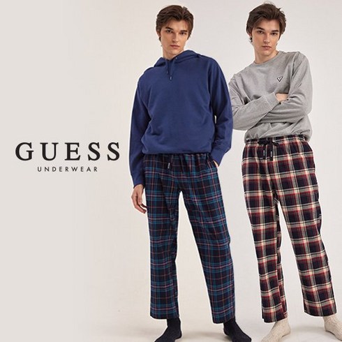 [최신상] 게스 GUESS 남성 파자마 팬츠 2종