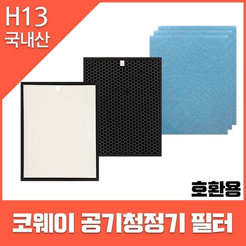 코웨이 공기청정기필터 AP-1018F 1년SET 헤파1+탈취1+기능성3 호환용, 1개