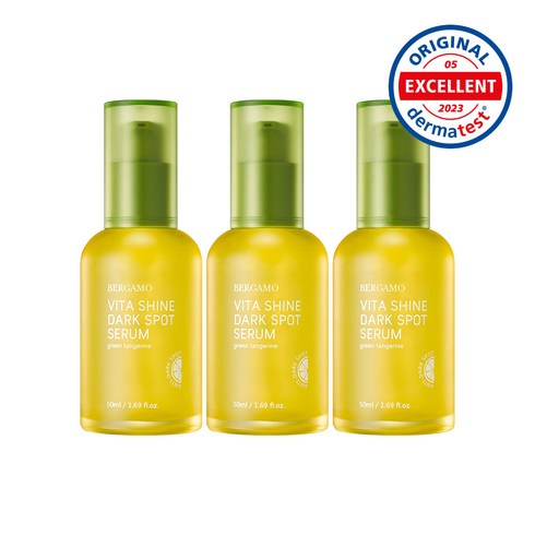 2023년 가성비 최고 구달청귤비타c세럼 - 베르가모 청귤 비타샤인 잡티세럼 50ml 3개 세트 / 미니세럼 10ml + 마스크팩 증정, 3세트