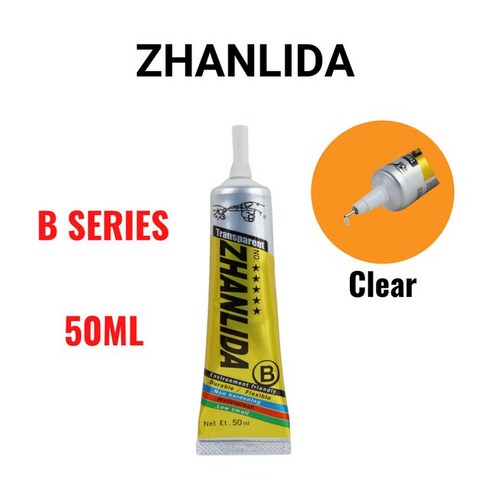 Zhanlida B 50ML 지우기 연락처 전화 프레임 수리 접착제 다목적 DIY B7000 정밀 리케이터 팁으로 업데이트, 01 Zhanlida B 50ML, 1.Zhanlida B 50ML