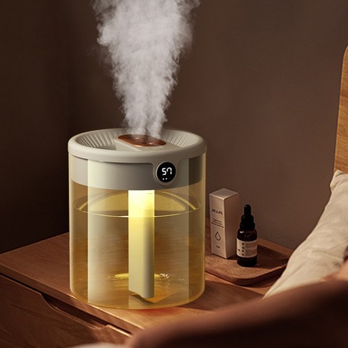 2023년 가성비 최고 젬코가습기 미니가습기 - KC인증 트로브 음이온 무드등 미니 가습기 (USB대용량), 1개