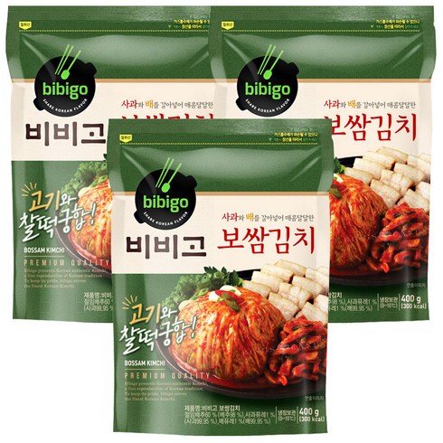 비비고보쌈김치 - 비비고 보쌈김치 400g x 3개