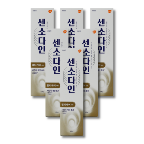 센소다인 멀티케어 치약, 120g, 6개