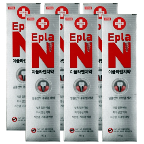 이플라엔 치약, 6개, 180g