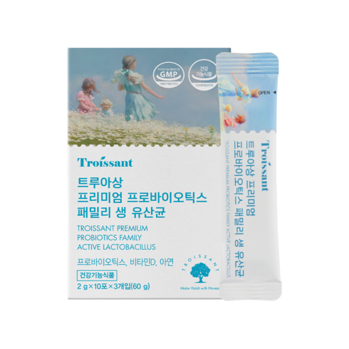 트루아상 프로바이오틱스 유산균 2g x 30포 1개월분, 60g, 1개