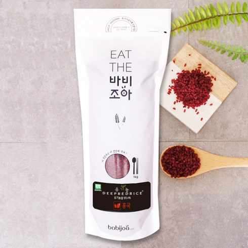 유기농 발효홍국쌀 효능 흥국쌀 밥 모나콜린케이 식약처 haccp 인증 1kg, 1개