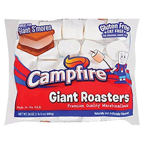 인천공항면세점캠퍼 - Campfire Giant Roasters Premium Quality Marshmallows 24 oz Bag (2), 1개, 680g