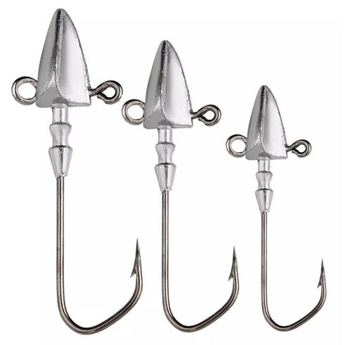 2023년 가성비 최고 갈치지그헤드 - 갈치 풀치 삼치 광어 양방향 역 지그헤드 10개입, 20g(10개입), 1개