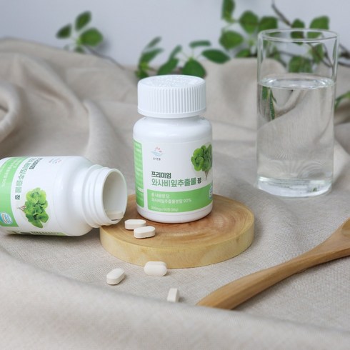 프리미엄 와사비잎추출물 락토페린 정 식약처인증 HACCP 600mg, 60정, 6통